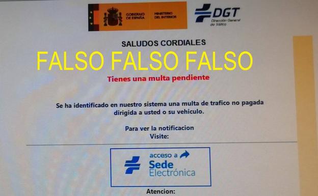 ¿Has recibido este aviso? ¡No piques!: La DGT alerta de una oleada de multas falsas