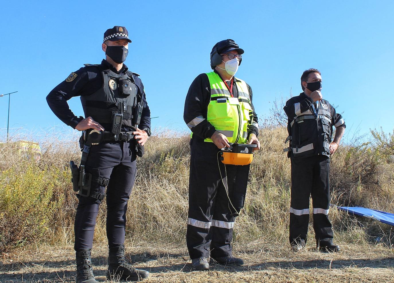 Han participado la Policía Local y Bomberos de Málaga, SUMMA, Cruz Roja y los alumnos del máster de Counseling e Intervención en Urgencias y Catástrofes 