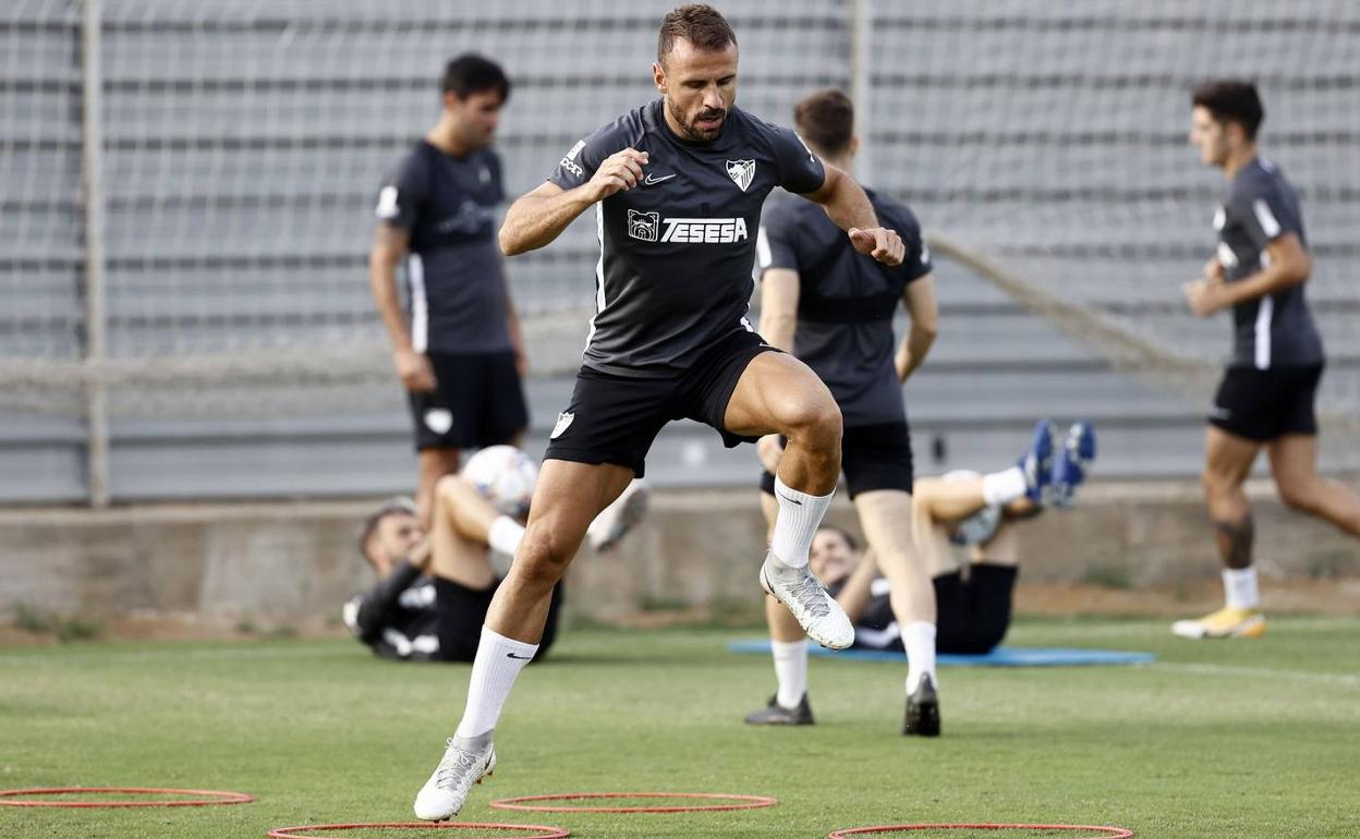 Orlando Sá, en un entrenamiento. 