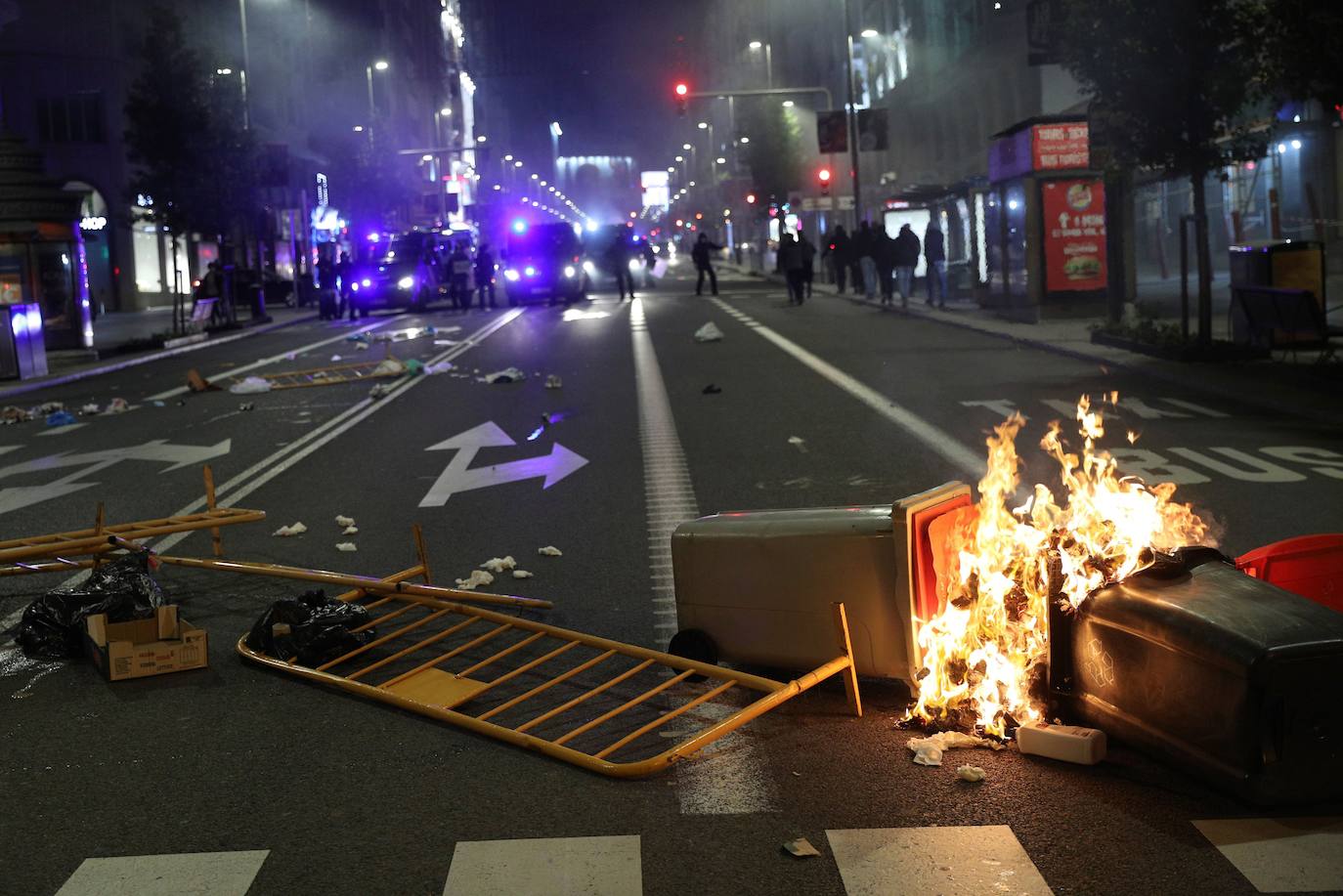 Disturbios en Madrid