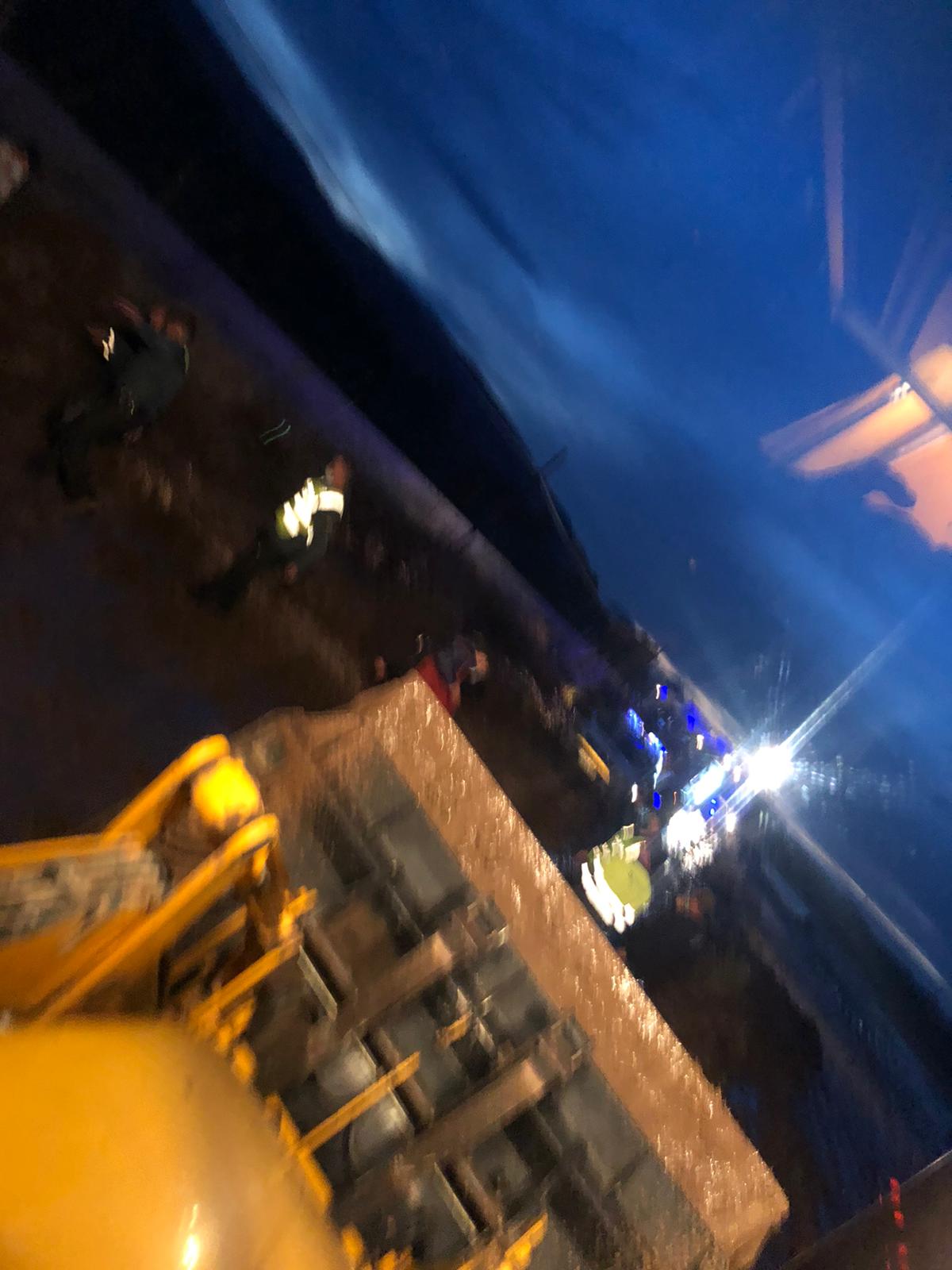 Fotos: Una riada provoca el descarrilamiento de un tren entre Almargen y Campillos