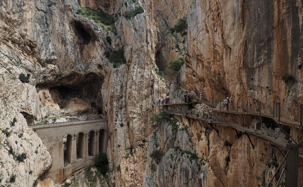 Foto de archivo del Caminito del Rey.