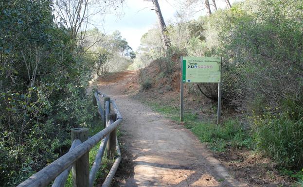 Fin del sendero de Torrijos.