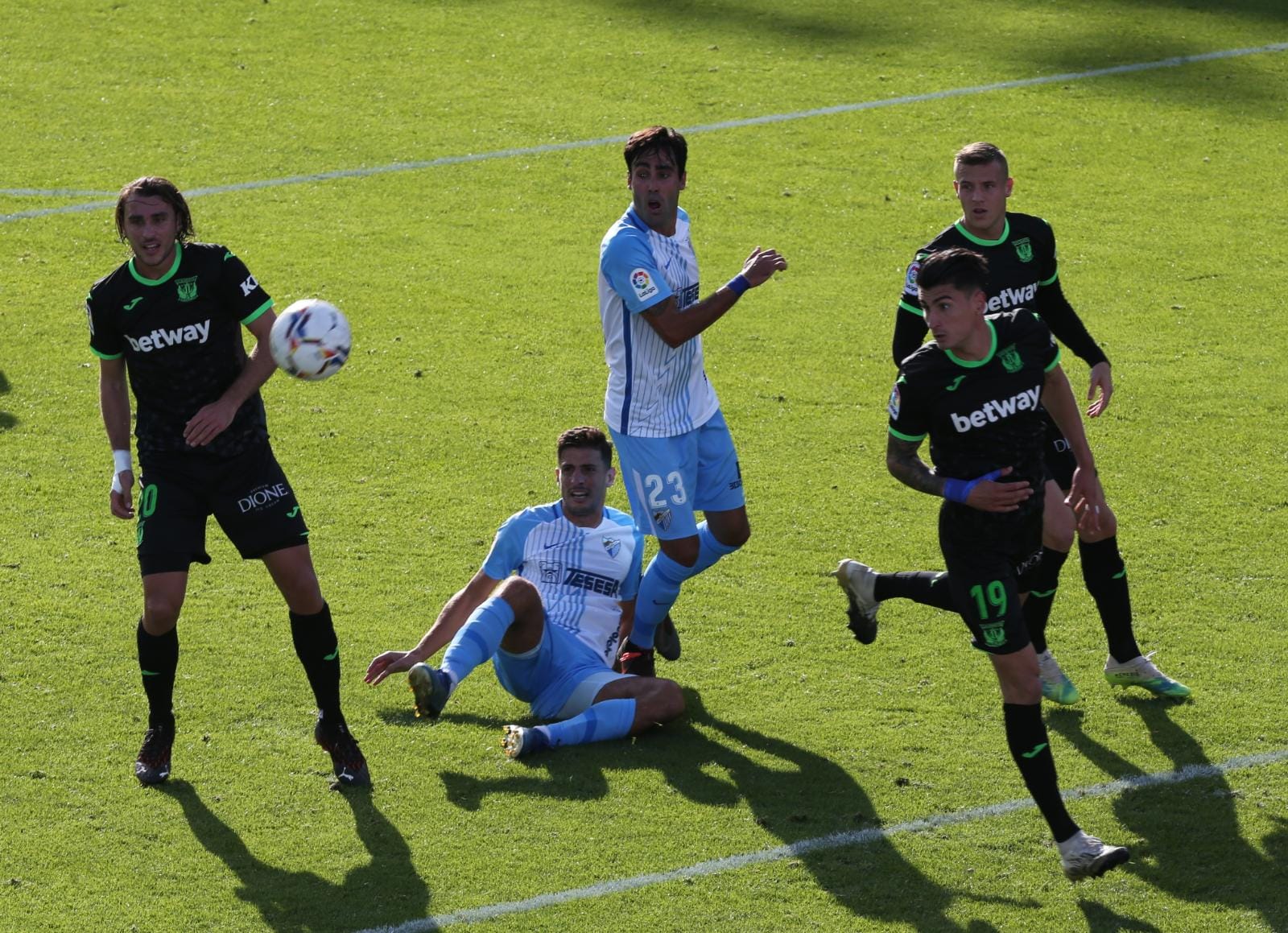 El partido disputado este sábado en La Rosaleda, en fotos.