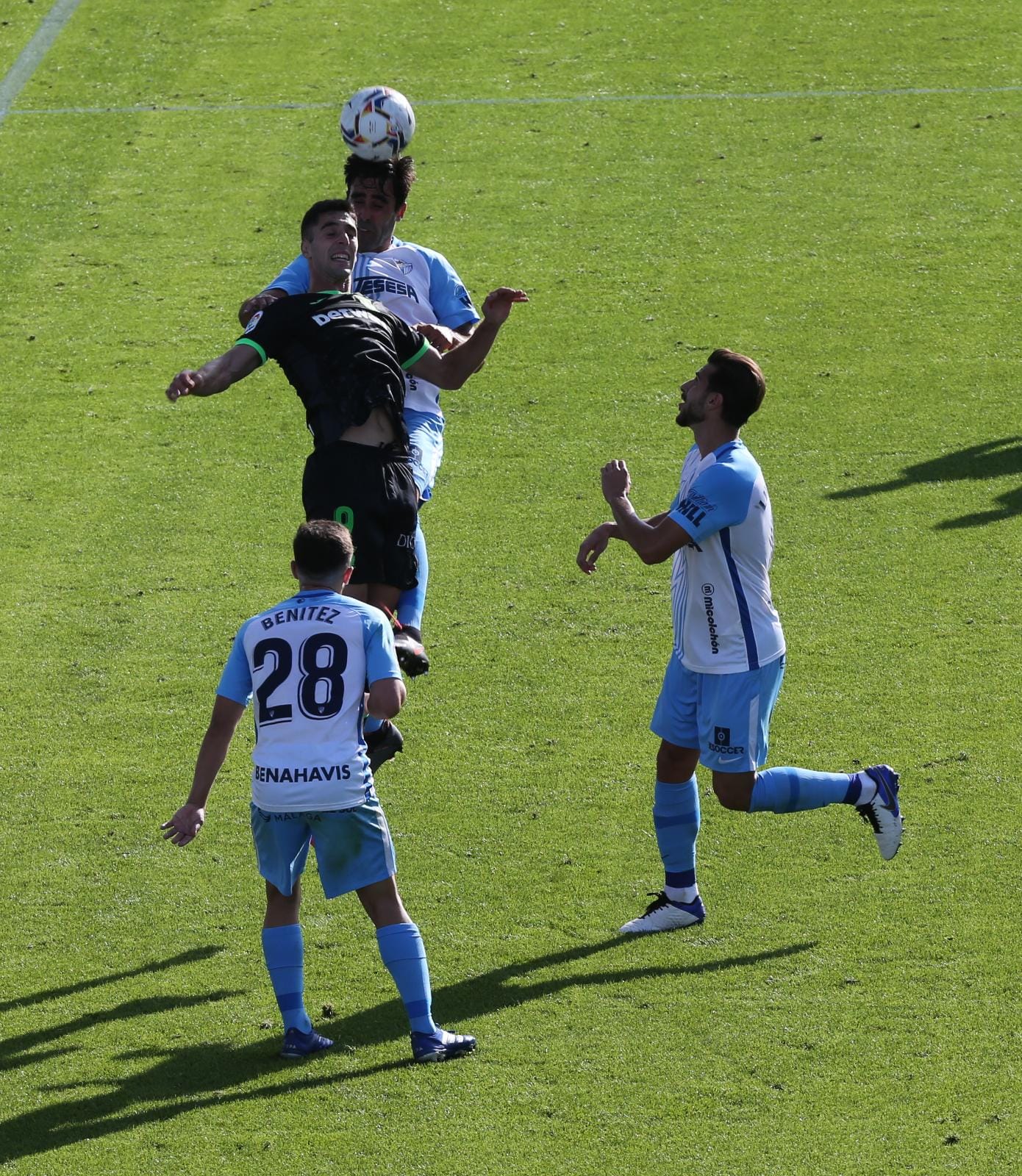 El partido disputado este sábado en La Rosaleda, en fotos.