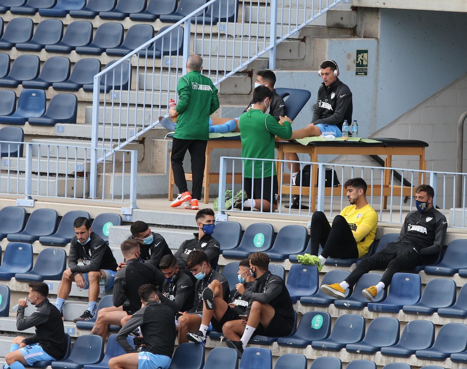 El partido disputado este sábado en La Rosaleda, en fotos.