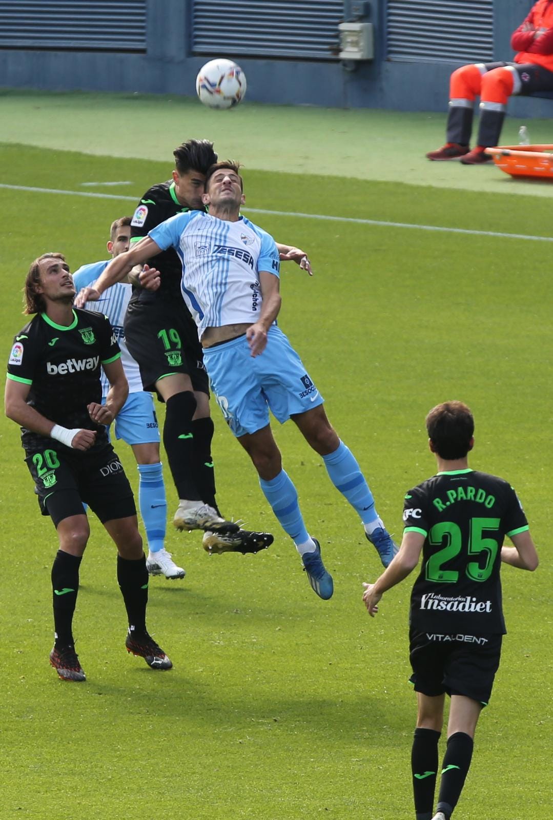 El partido disputado este sábado en La Rosaleda, en fotos.