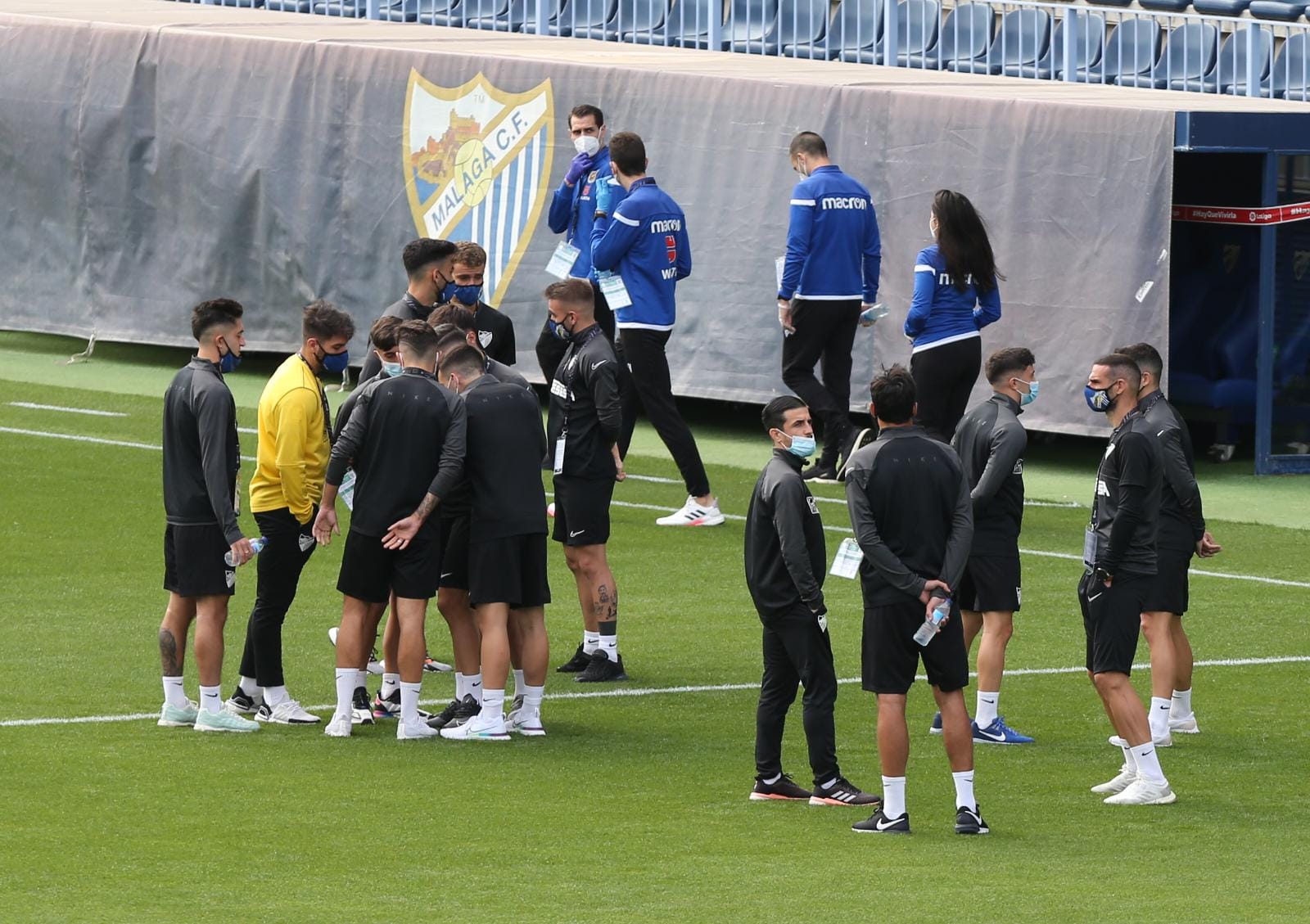 El partido disputado este sábado en La Rosaleda, en fotos.