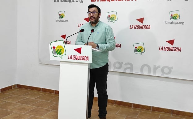 Guzmán Ahumada en su comparecencia ante la prensa.