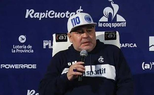 Maradona, en una imagen de archivo. 