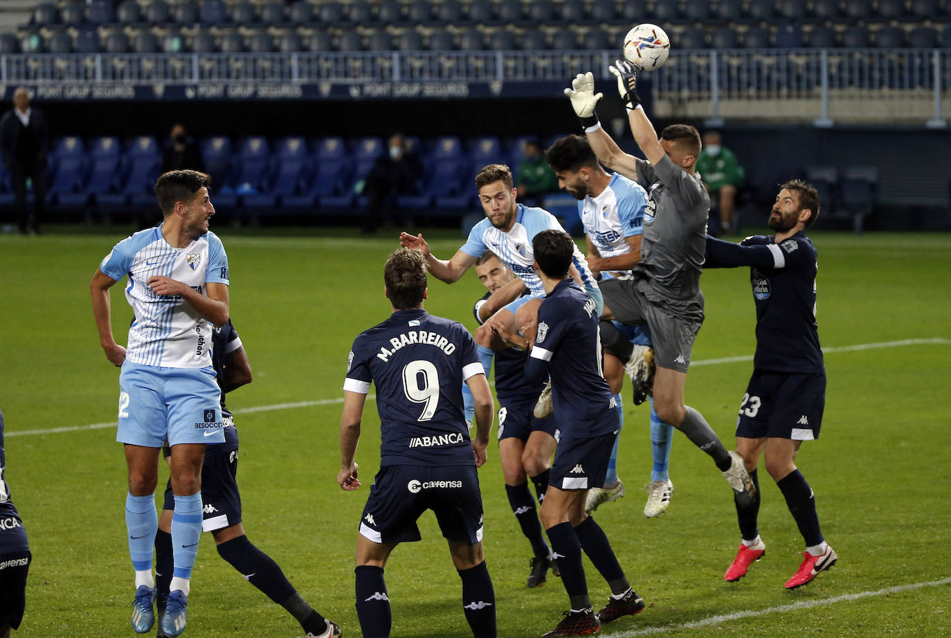 El Málaga protagonizó una segunda parte épica 