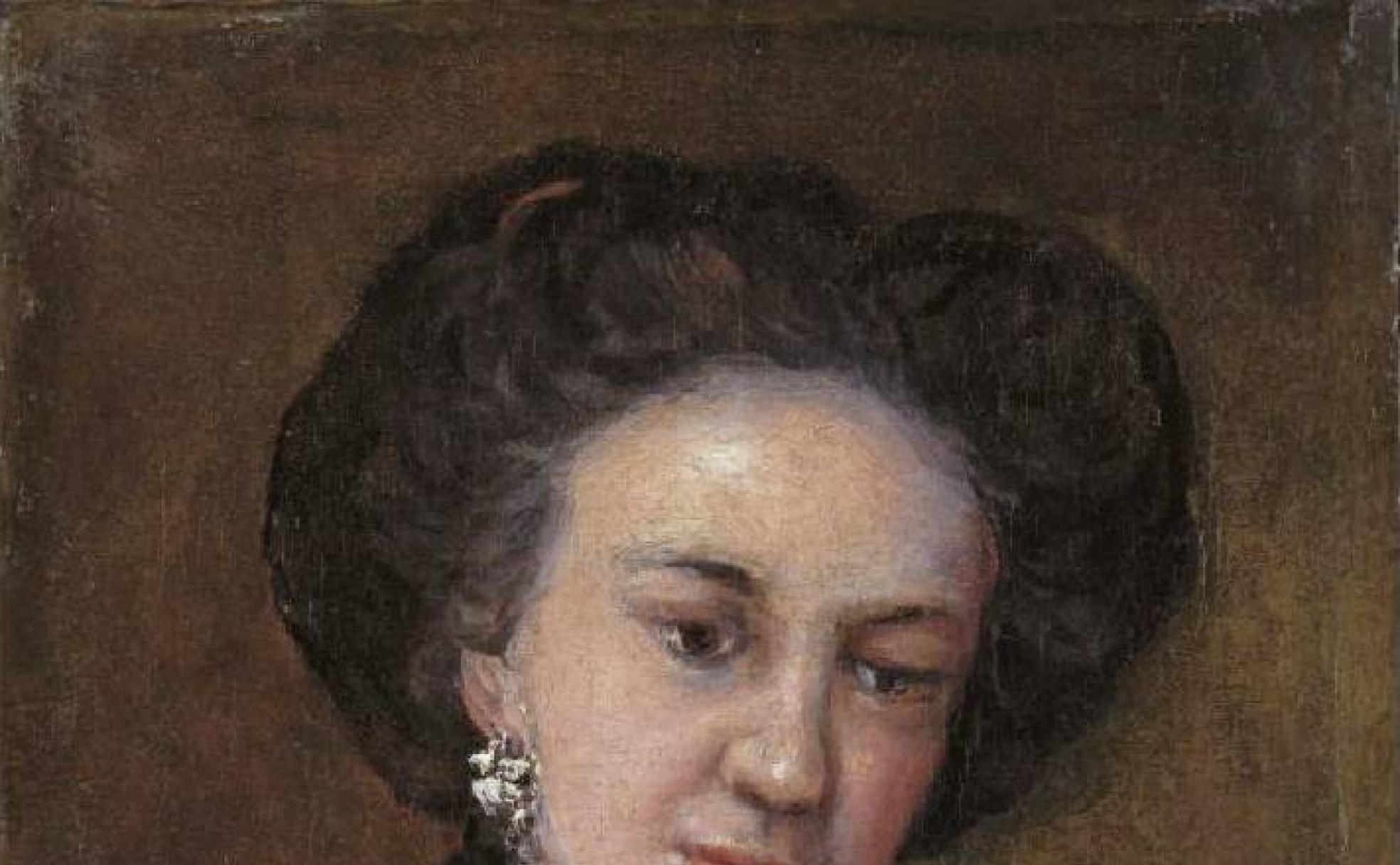 Uno de los dos retratos que Goya pintó de Rita Luna, ya en la madurez. El otro lo quemó la actriz junto con recuerdos de sus éxitos en el teatro.