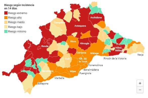 Los siete municipios de Málaga que se mantienen libres de coronavirus: ni un solo contagio hasta ahora