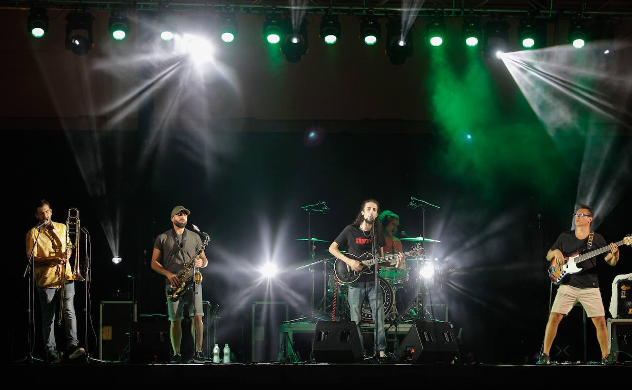 El grupo Jammin' Dose, en concierto en el Auditorio