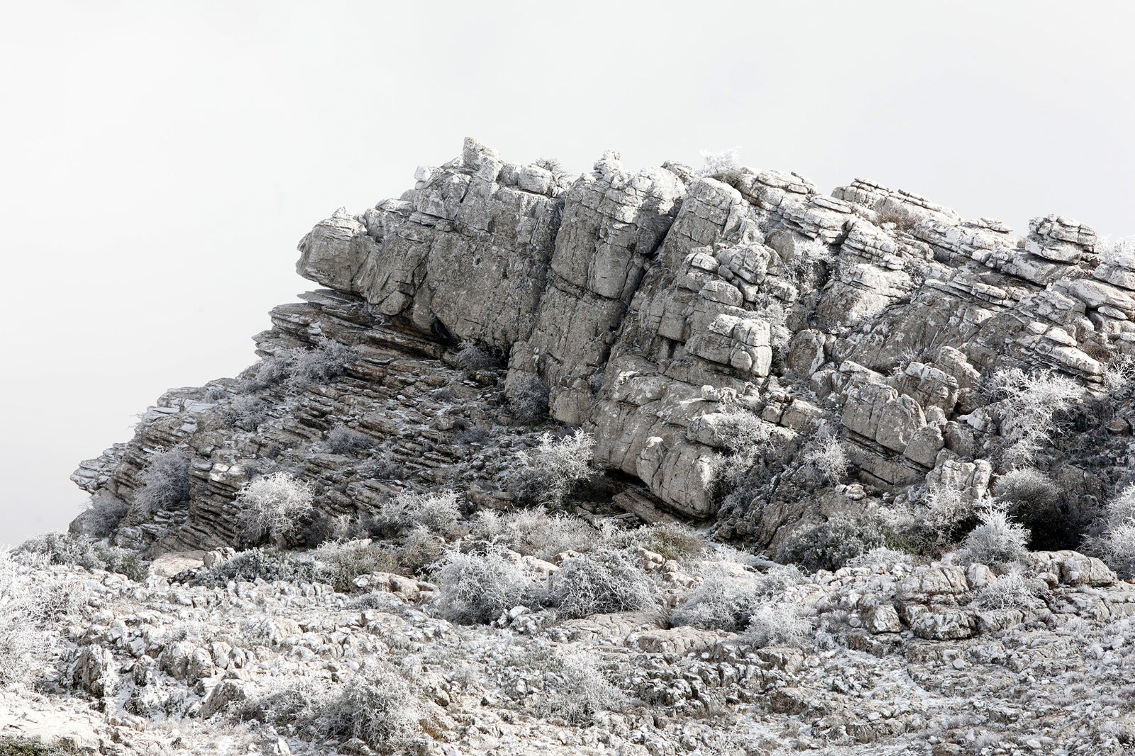 Imagen de El Torcal de Antequera, este sábado. 