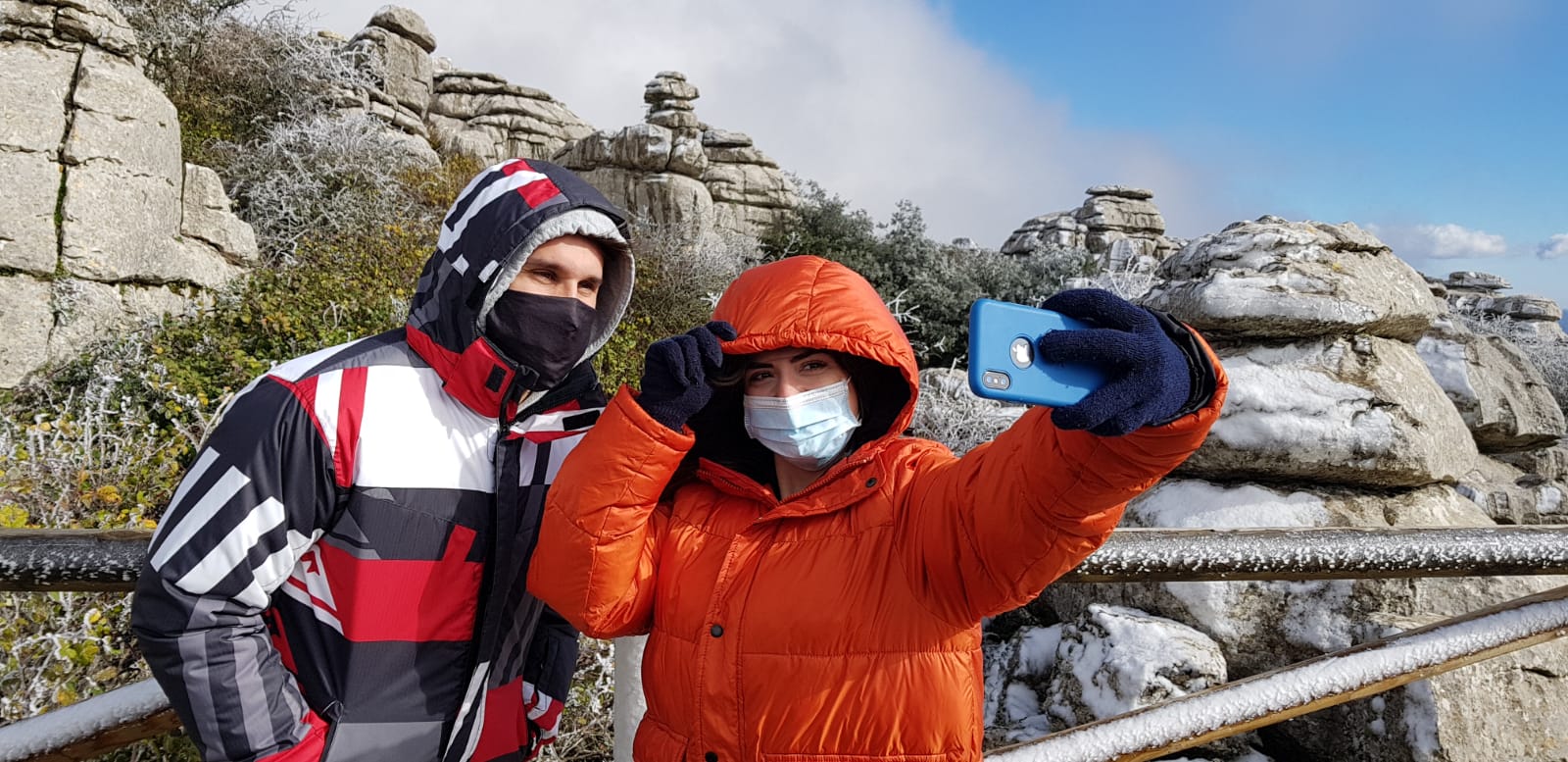 Imagen de El Torcal de Antequera, este sábado. 