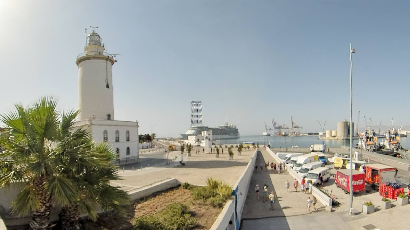 Recreación de cómo quedará la torre del Puerto de Málaga.