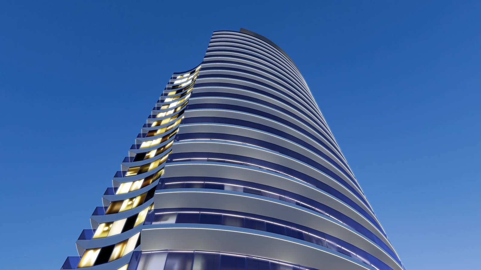 Recreación de cómo quedará la torre del Puerto de Málaga.