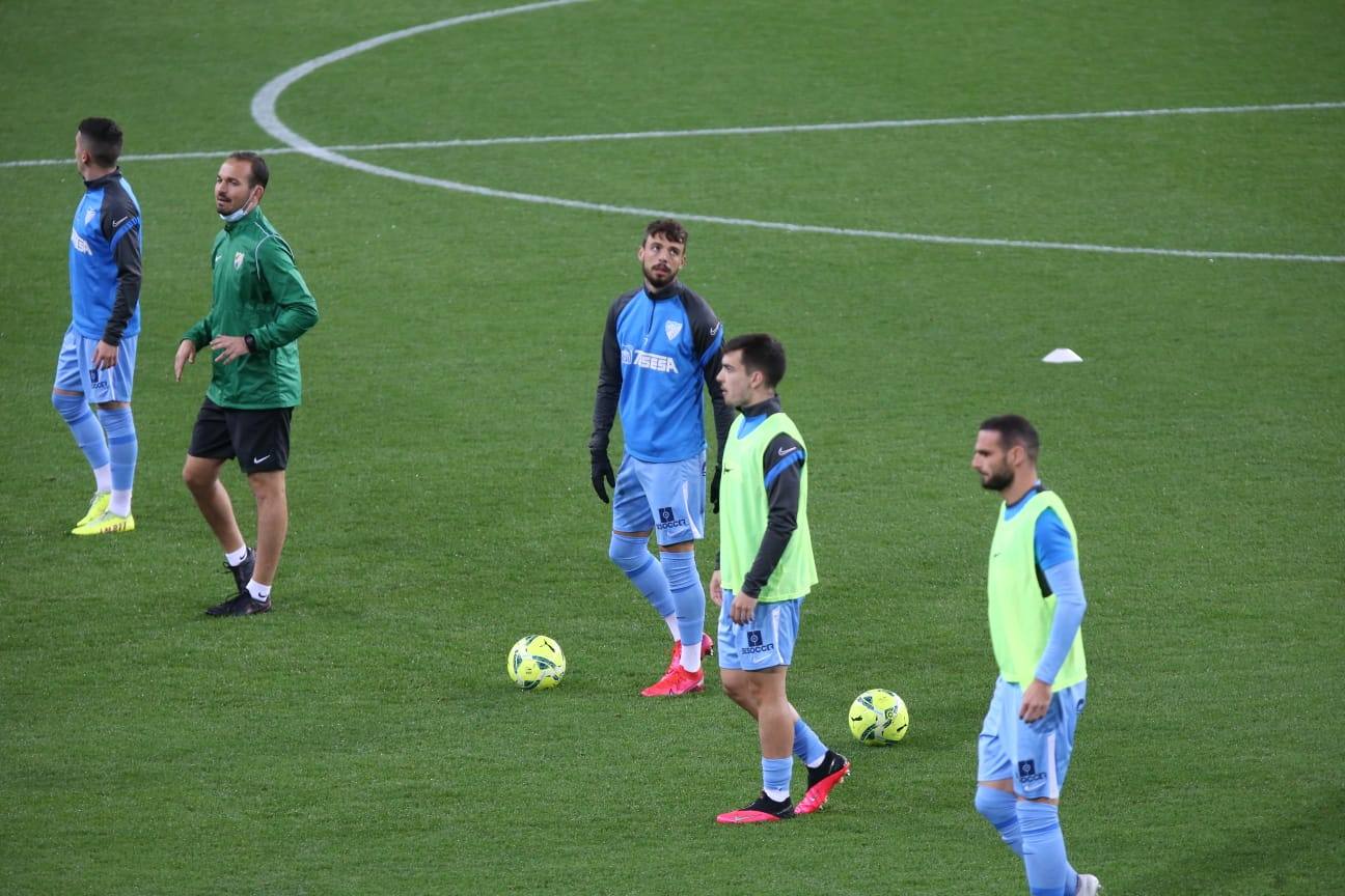 El partido se volvió a disputar en una Rosaleda sin público 