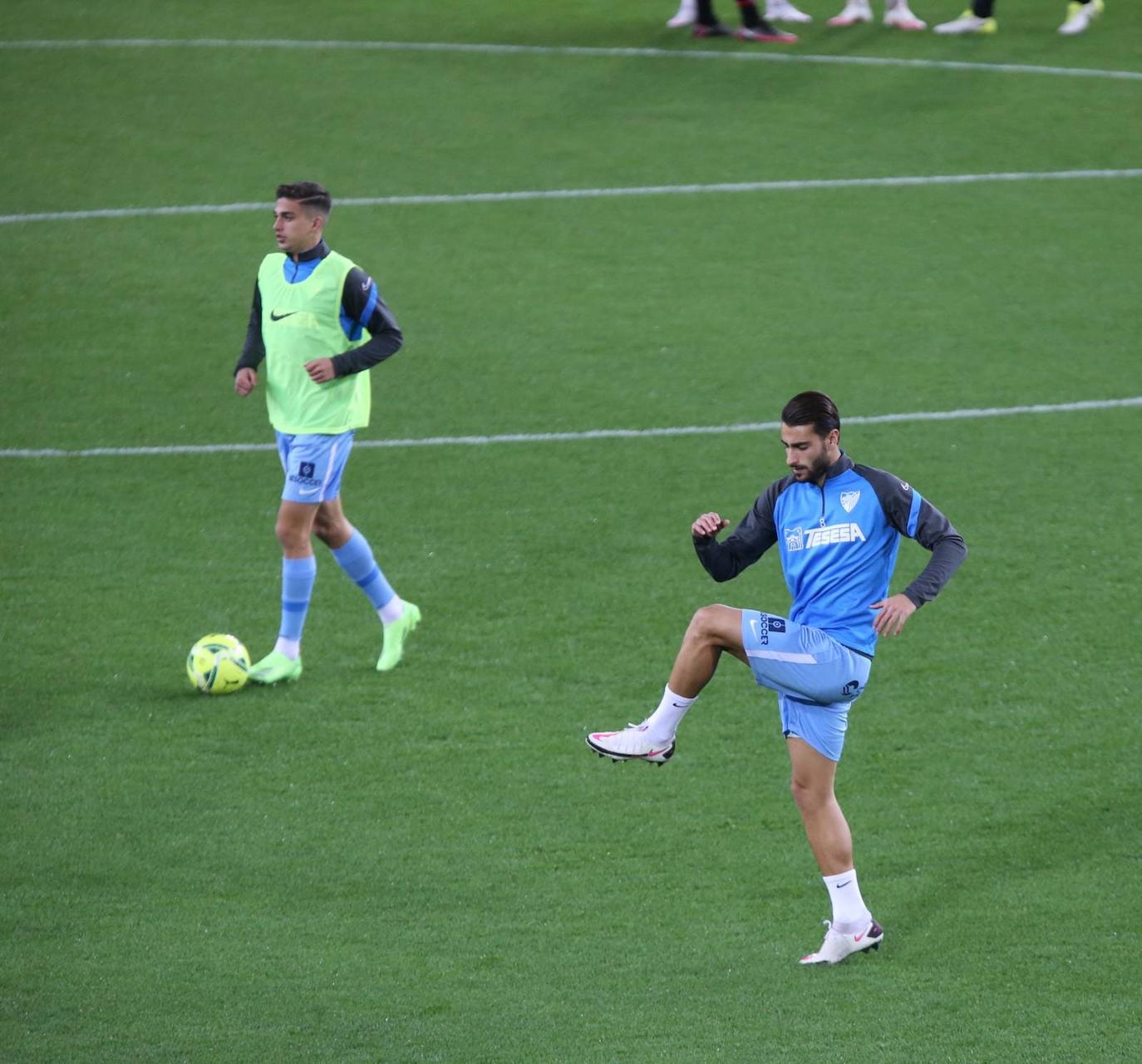 El partido se volvió a disputar en una Rosaleda sin público 