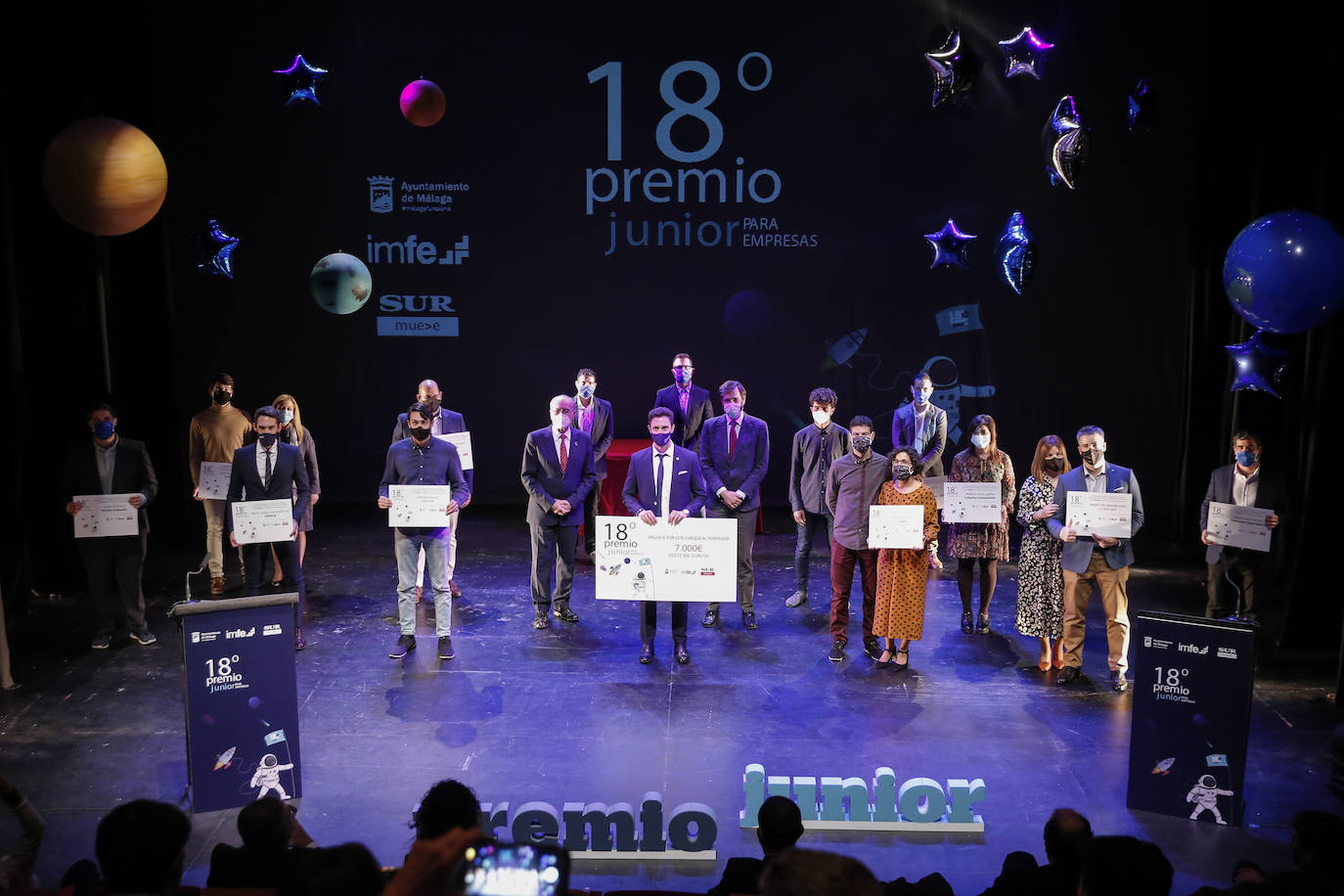 Gala de entrega de los 18 Premios Junior del Imfe. 