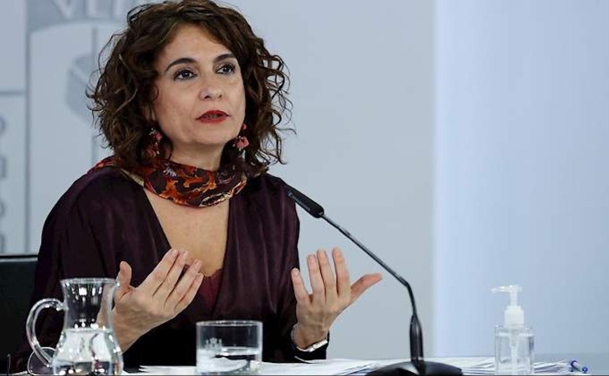 Vista aérea de Málaga capital. 