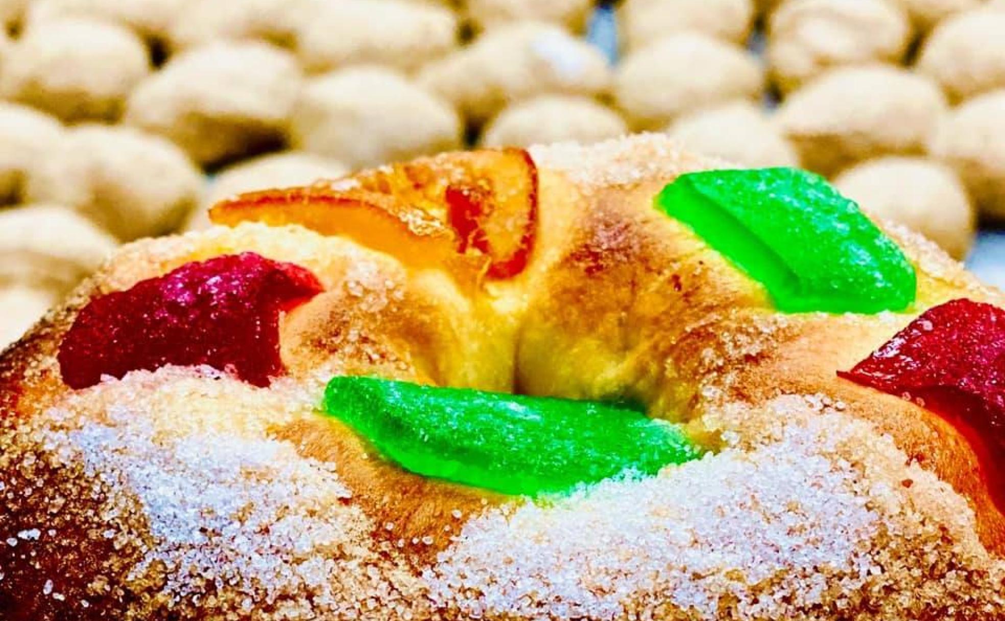 Elaboran en Málaga un roscón de Reyes con masa madre de semilla de olivo