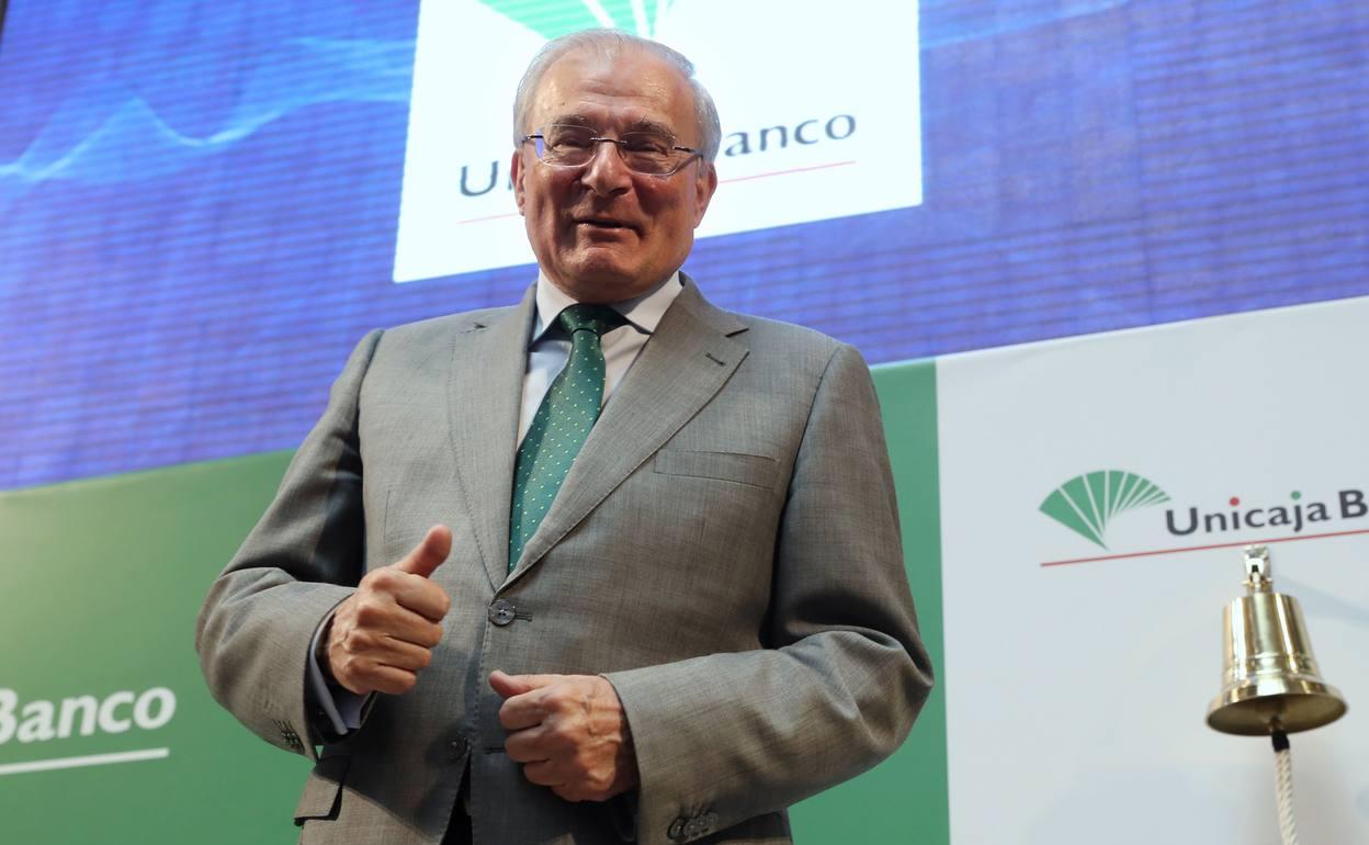 El presidente de Unicaja Banco, Manuel Azuaga. 