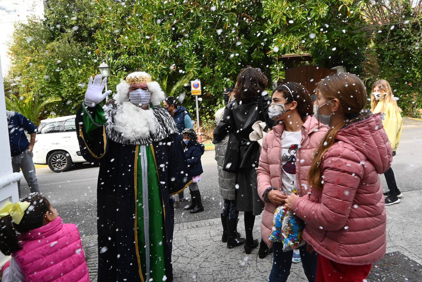 Visita de los Reyes Magos a Benahavís