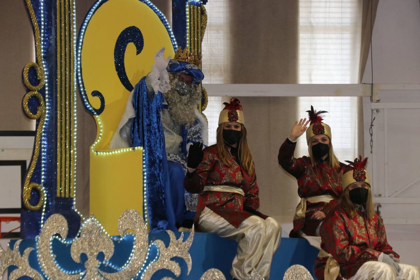 Los Reyes Magos reciben a los niños de Ronda