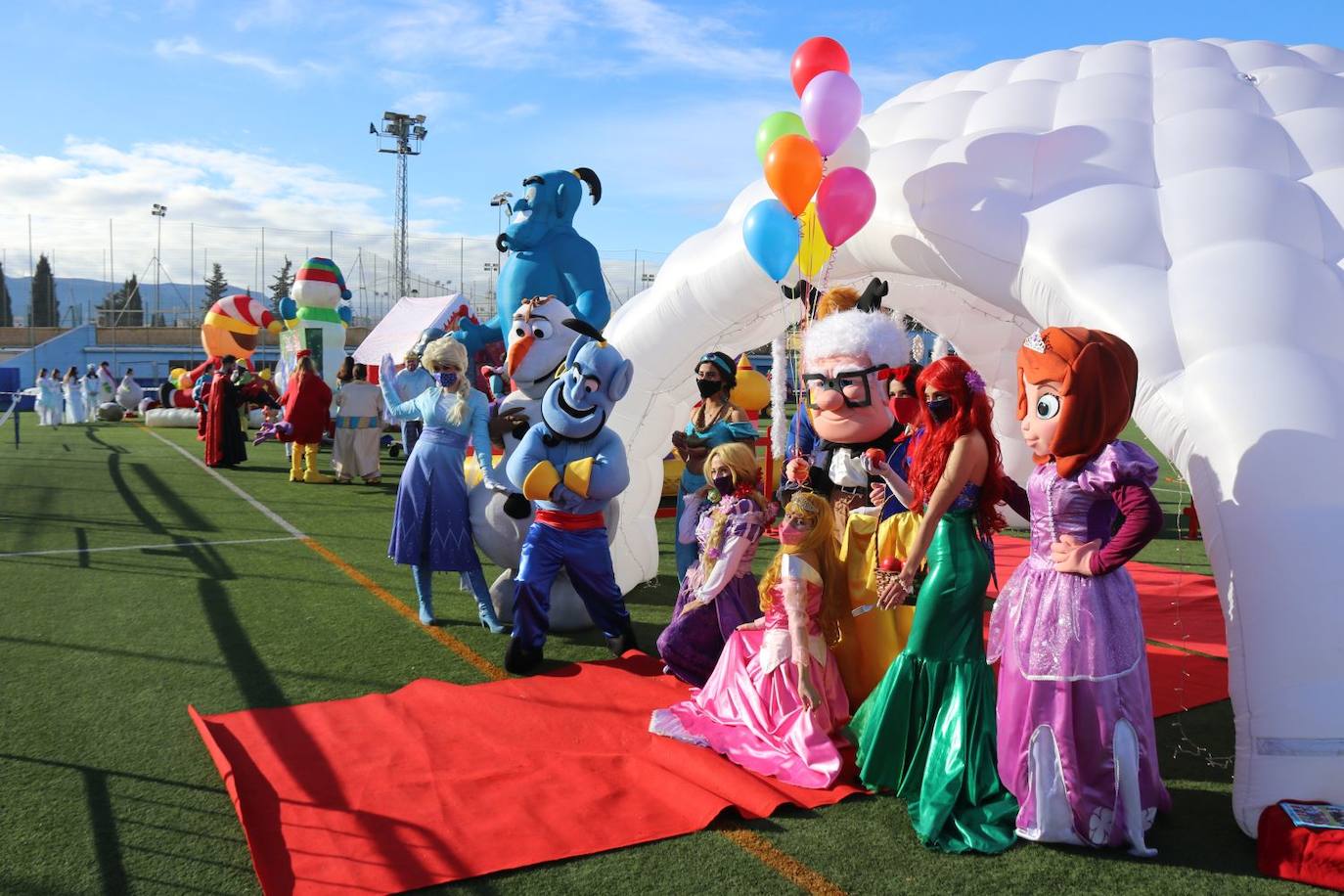 Los Reyes Magos reciben a los niños de Ronda