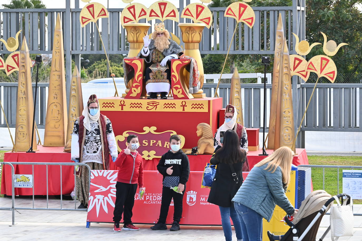 Visita de los Reyes Magos a San Pedro de Alcántara