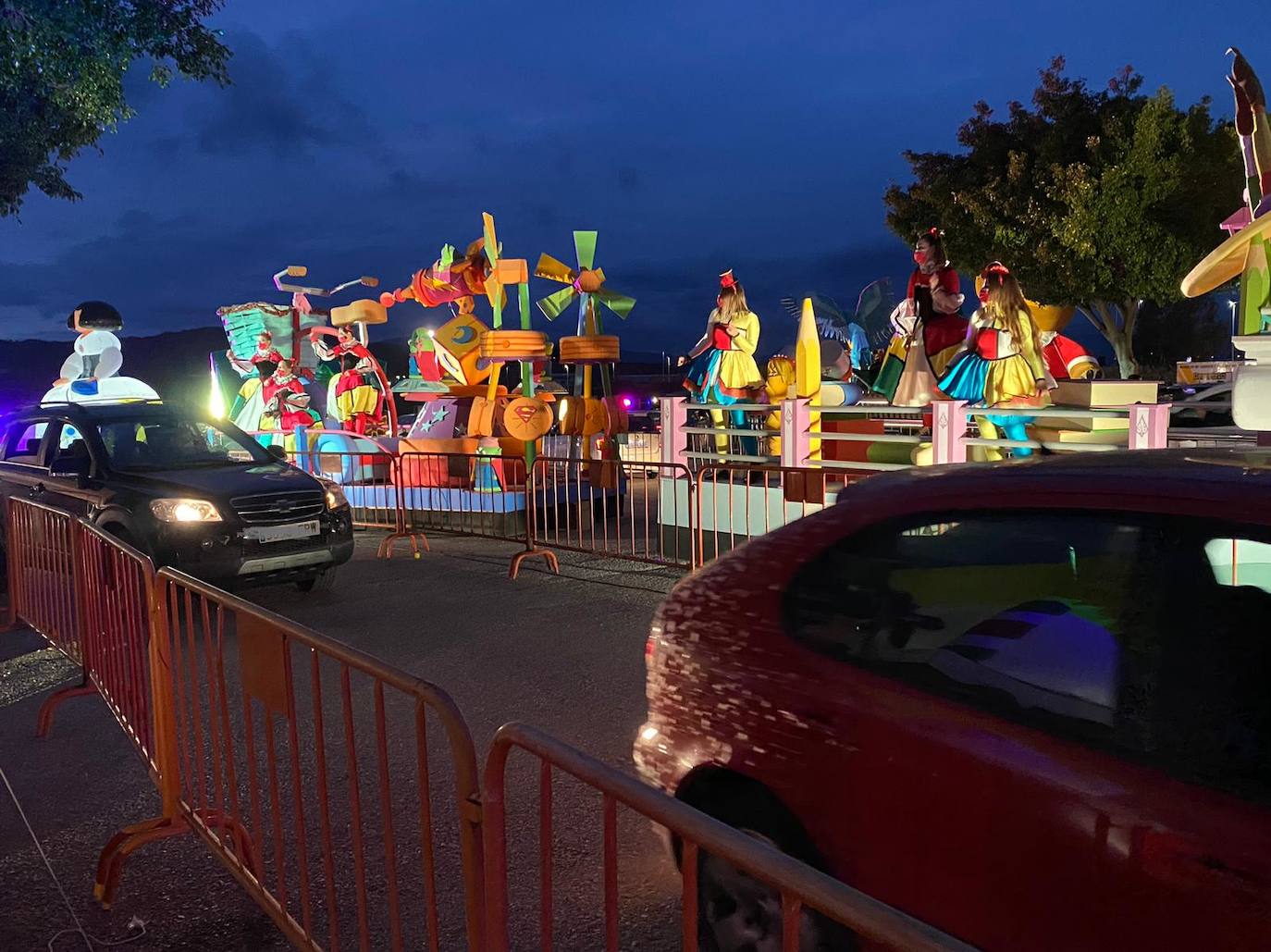 Cabalgata estática de los Reyes Magos en Vélez-Málaga