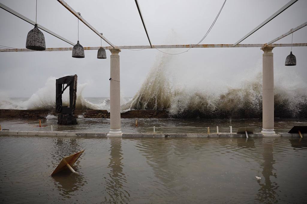 Temporal en El Balneario de los Baños del Carmen