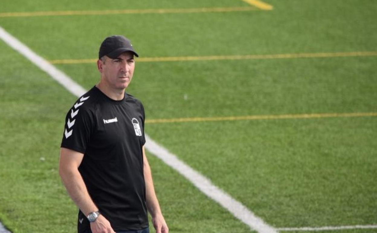 Francis García, durante un partido de su equipo. 