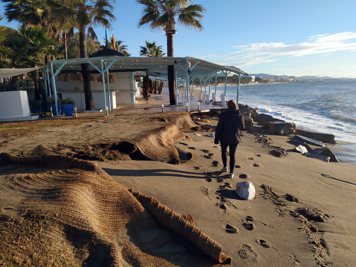 La playa del Marbella Club