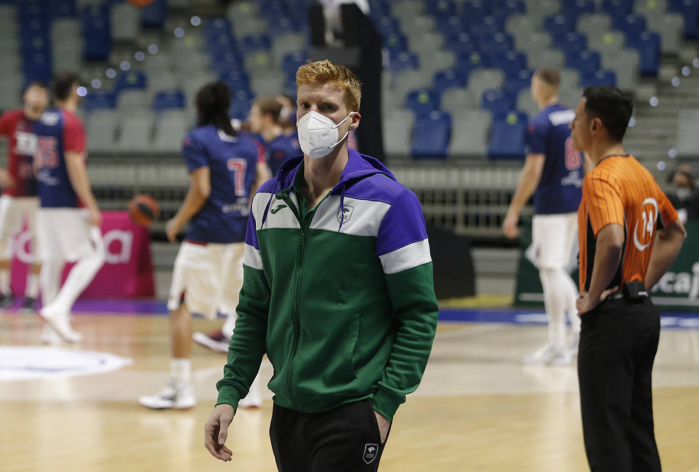 El Unicaja, derrotado en casa por el Baskonia. 