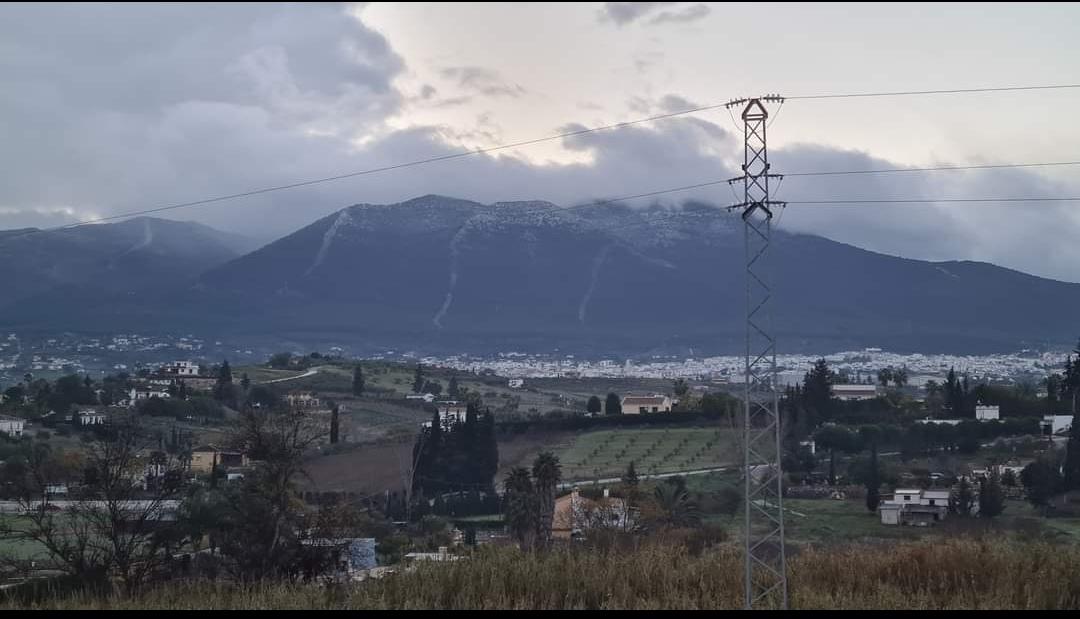 Nieve en Alhaurín el Grande