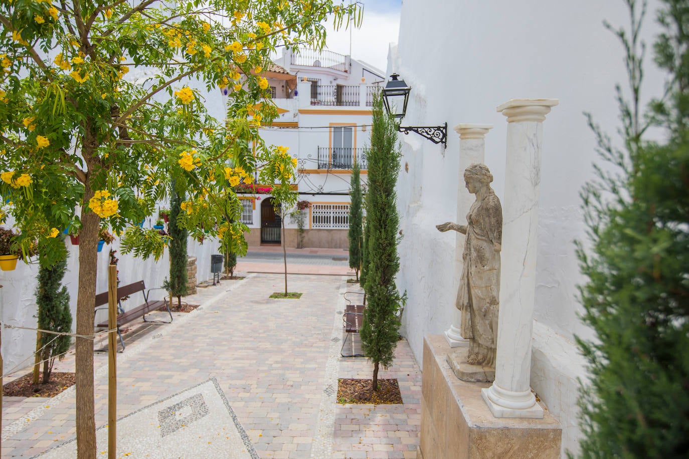 El casco urbano de Estepona, un museo al aire libre. 