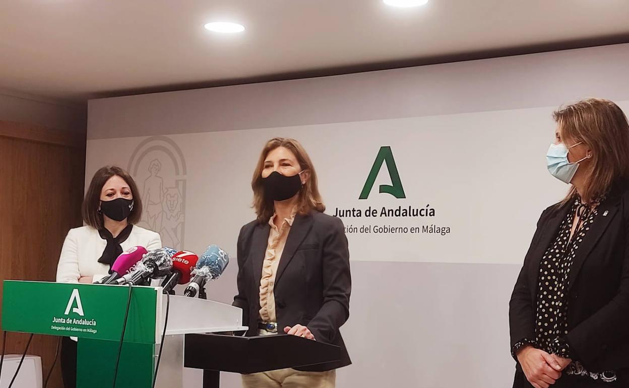 Patricia Navarro, Alicia Martínez y Carmen Casero. 