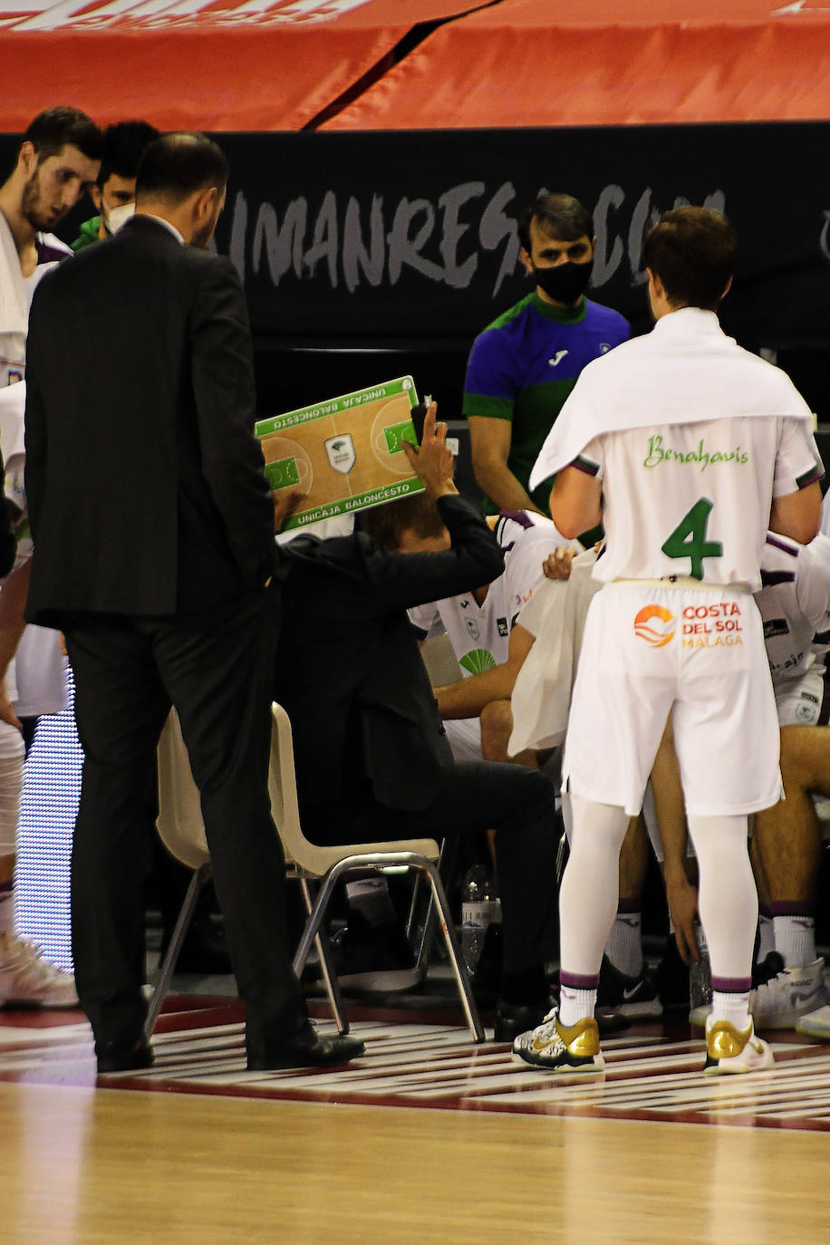 El Unicaja volvió a ser muy inferior a su rival, en esta ocasión el Manresa 