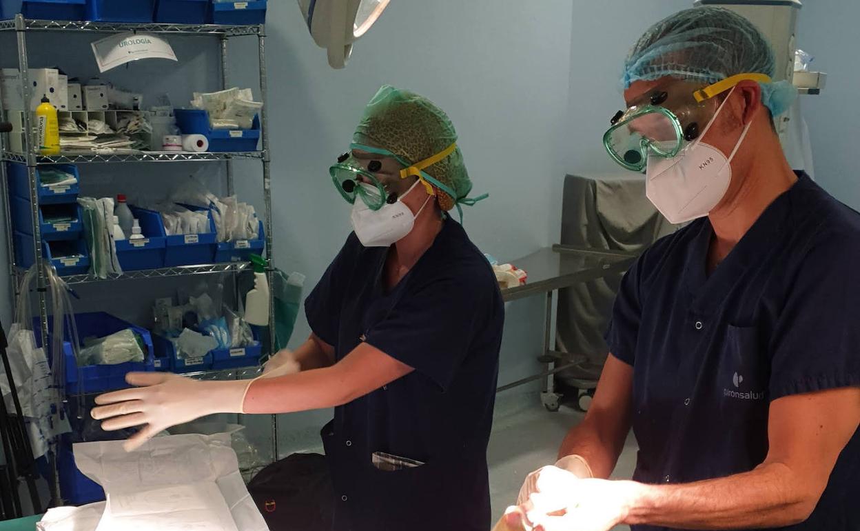 Maribel Ramos y César Ramírez. 