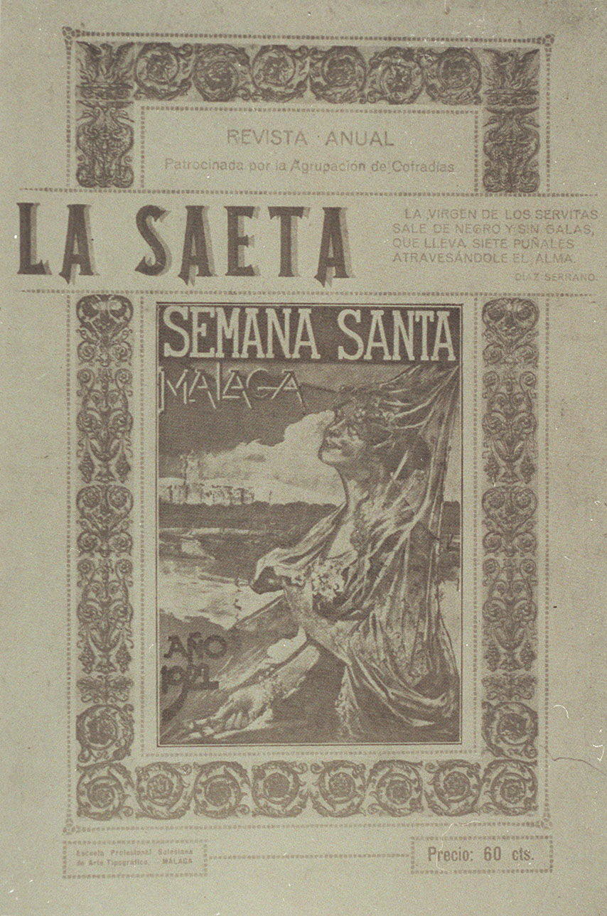 Primer número de la revista 'La Saeta', publicado en marzo de 1922
