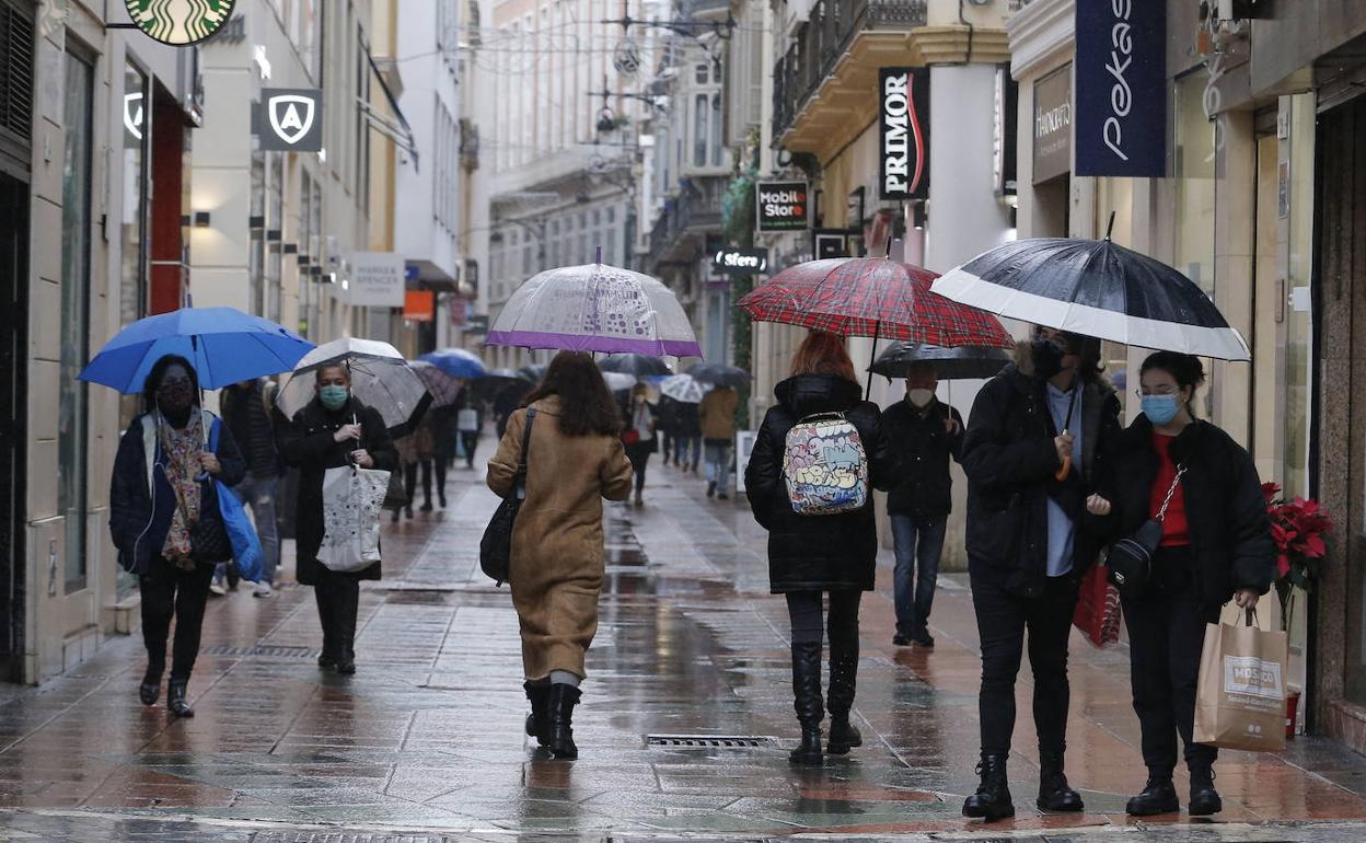 La borrasca Gaetán activa en Málaga el aviso amarillo por lluvias