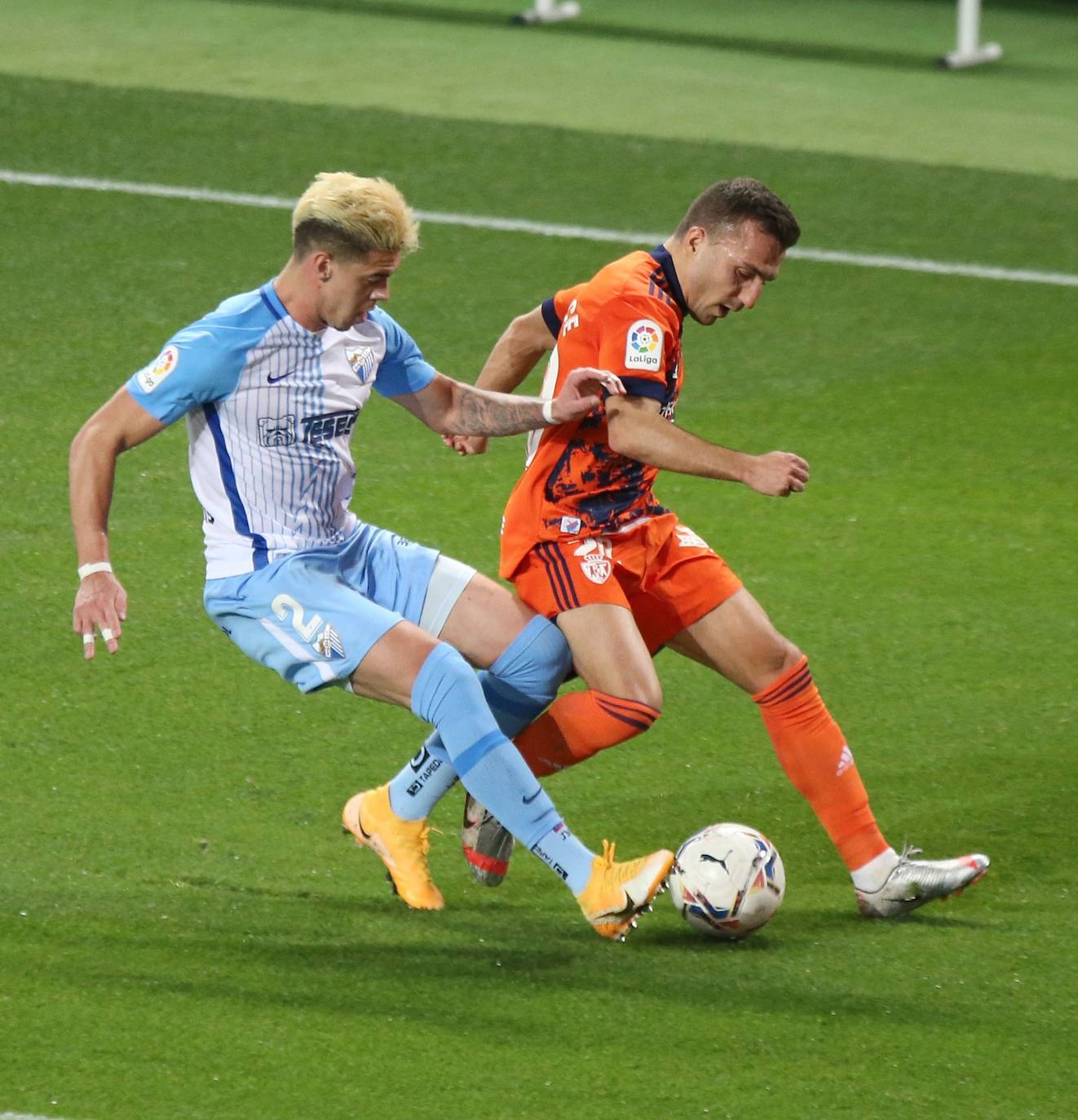 El Málaga, obligado a remontar desde los primeros minutos 