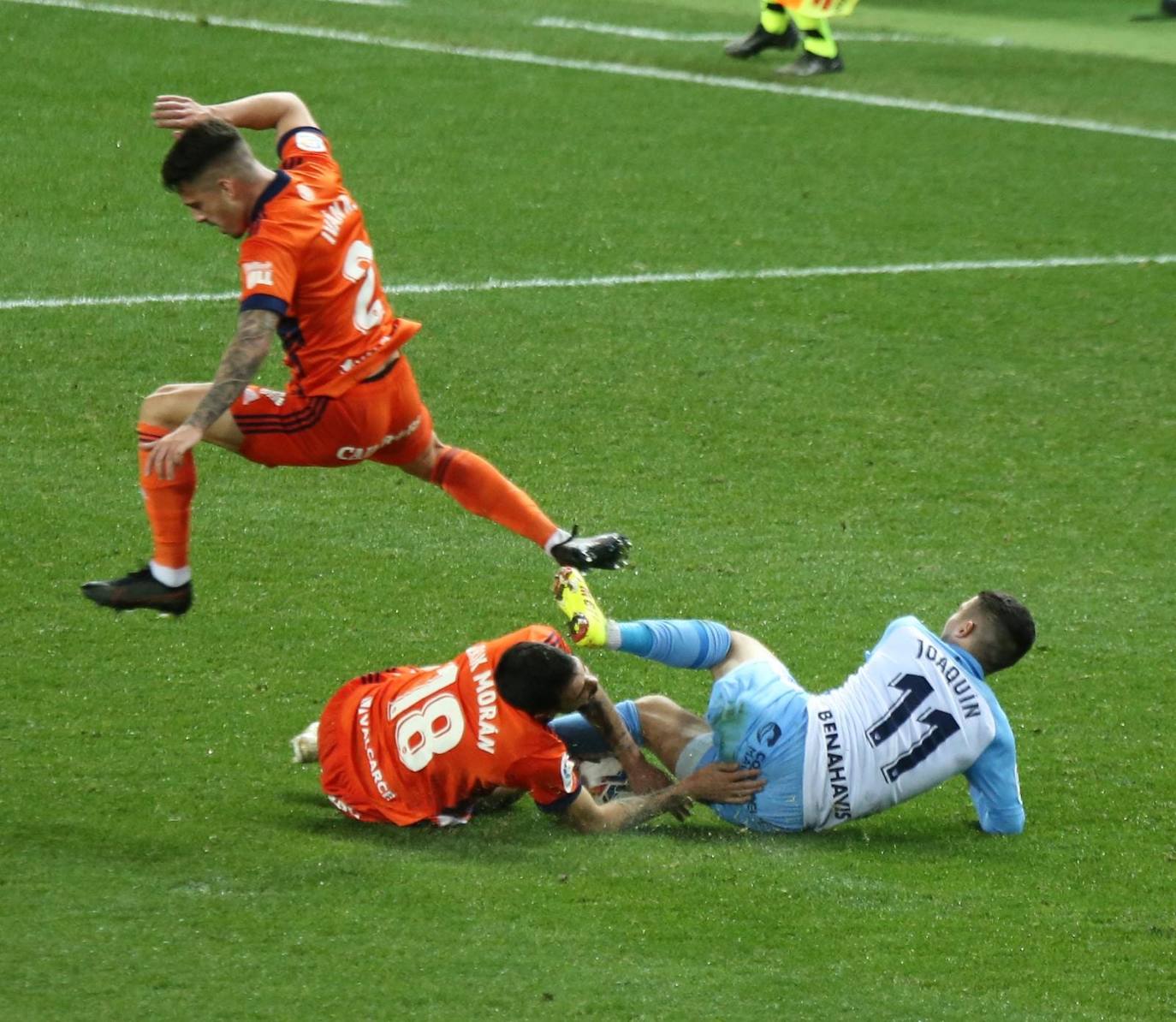 El Málaga, obligado a remontar desde los primeros minutos 