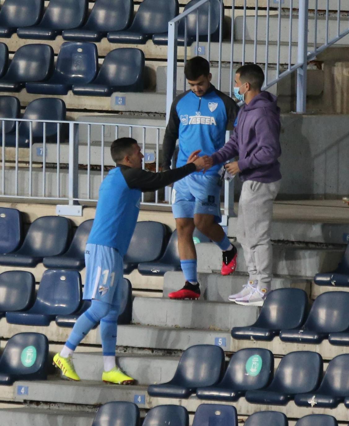 El Málaga, obligado a remontar desde los primeros minutos 