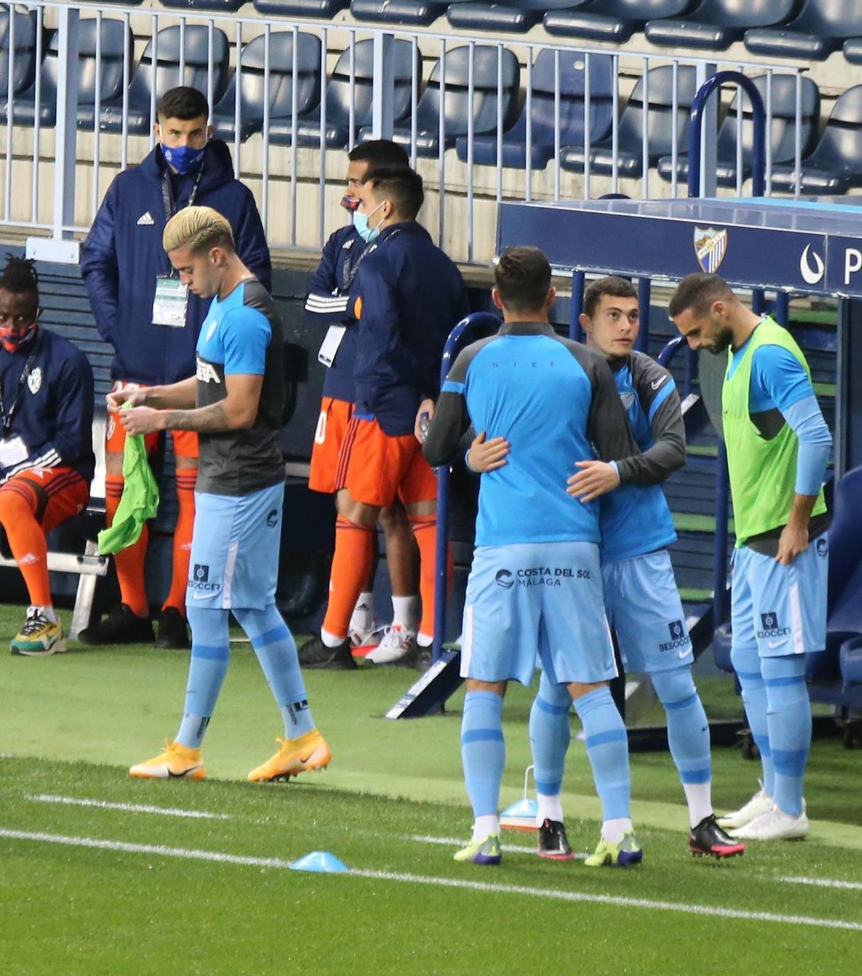 El Málaga, obligado a remontar desde los primeros minutos 