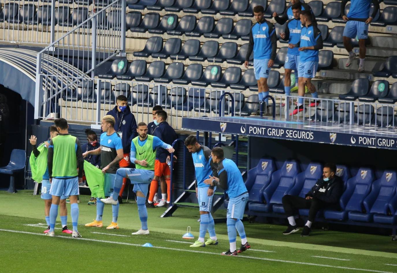 El Málaga, obligado a remontar desde los primeros minutos 