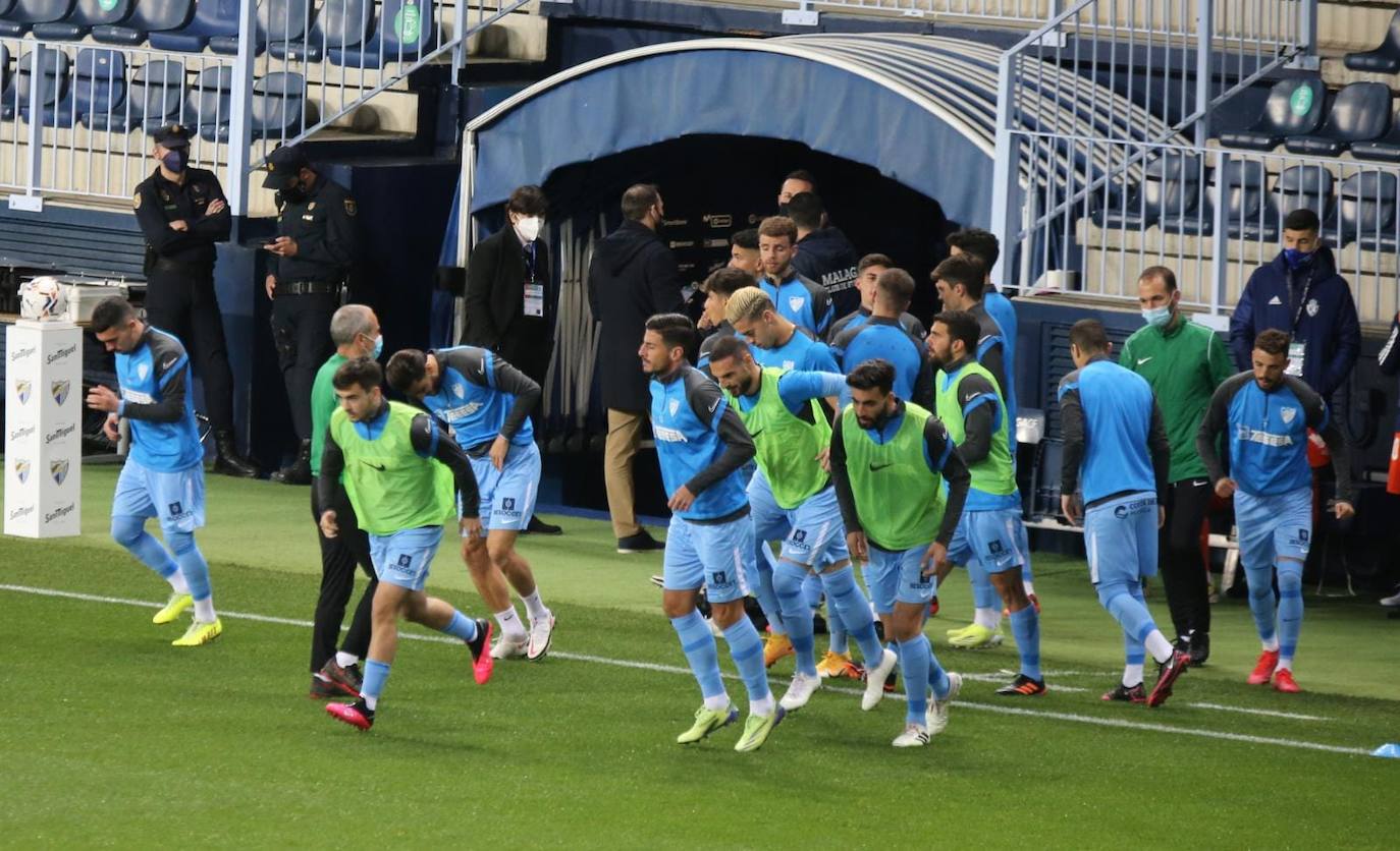 El Málaga, obligado a remontar desde los primeros minutos 